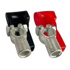  Copper Battery Terminal Connectors, Top Post Battery Terminals 1/0 & 2/0 Gauge