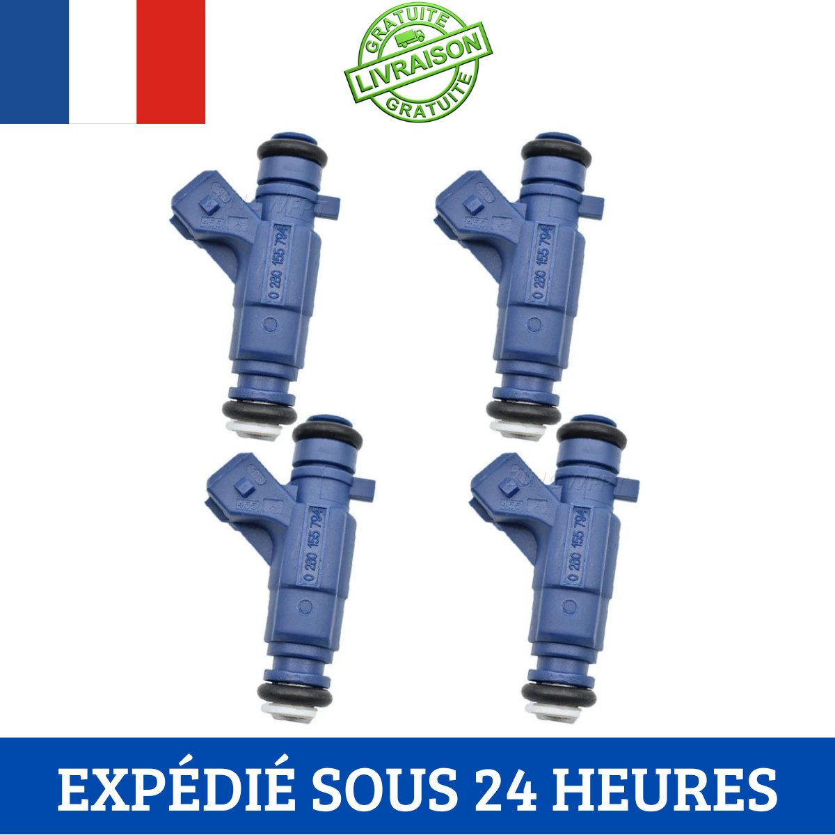 Injecteurs essence 0280155794 pour résoudre les ratés moteur et surconsommation Xsara 1.6