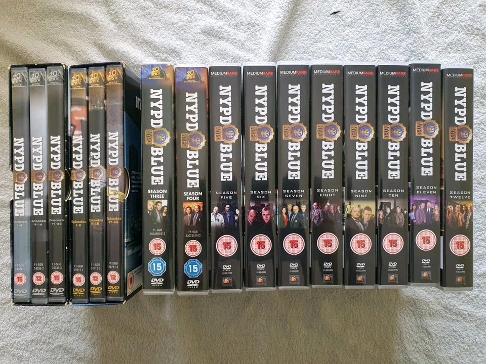 NYPD Blue: The Complete Series -Seasons 1,2,3,4,5,6&,7,8,9,10,11&12-Region 2 DVD - Image 2 of 4