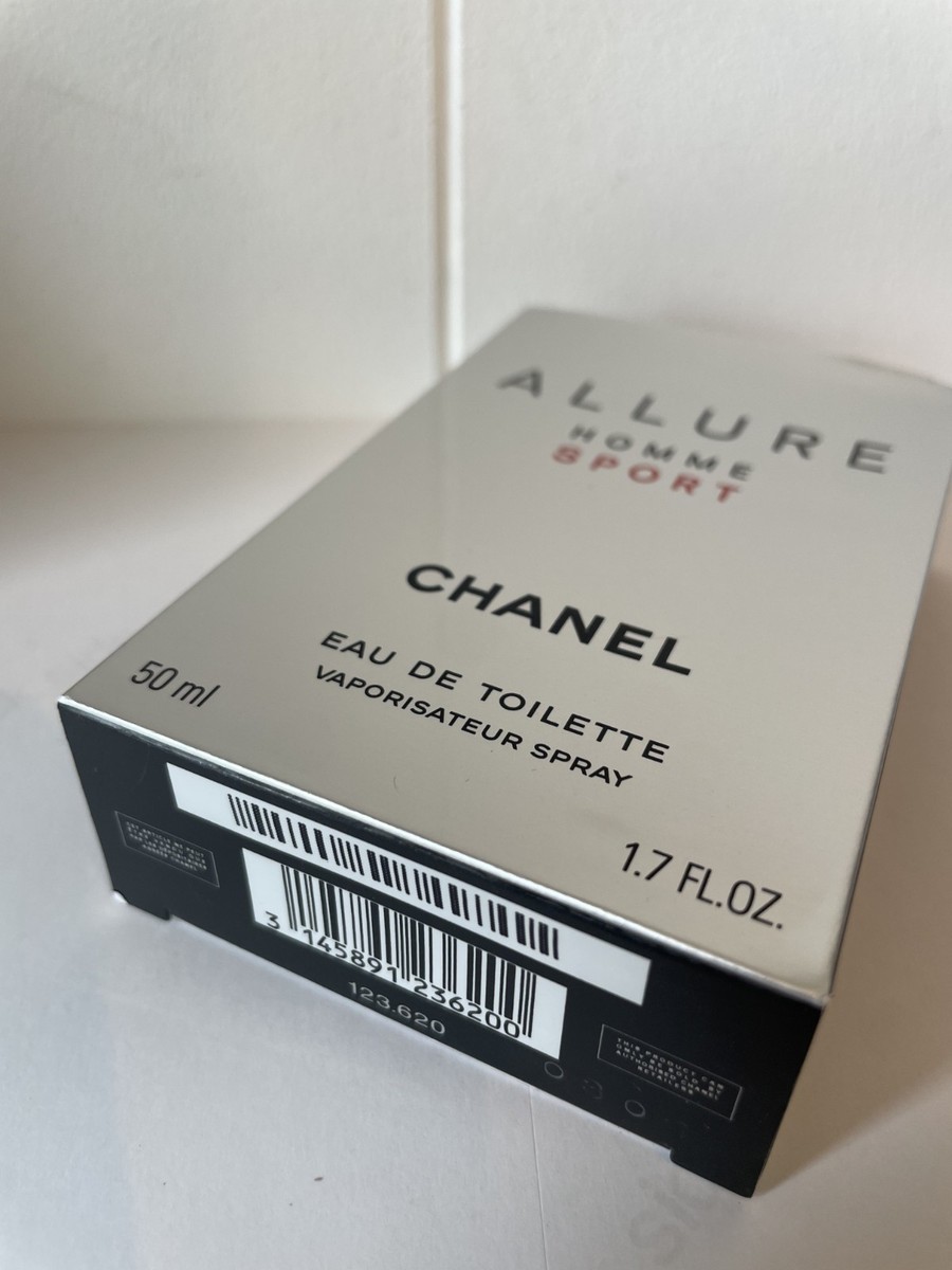 Chanel Allure Homme Sport Eau de Toilette 1.7 oz 50ml Authentic