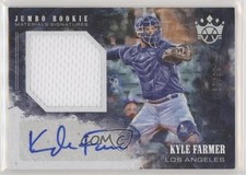 2018 Diamond Kings DK Jumbo Rookie Materials Signatures /99 Kyle Farmer Auto 6we