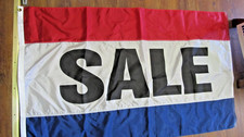 Large Business SALE Flag  3' x 5' Banner / Sign  Good preowned condition