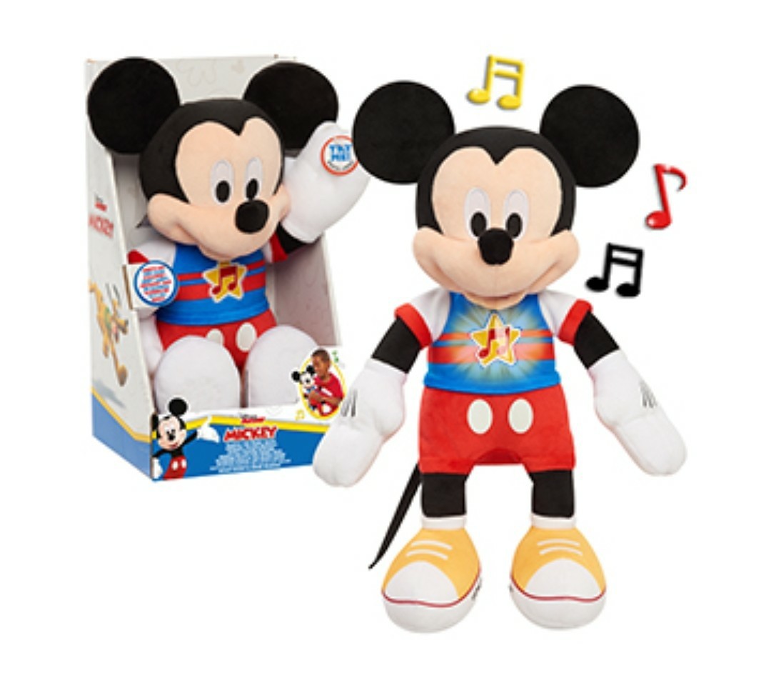 Mickey peluche musicale Giochi Preziosi doudou sonore pour bébé