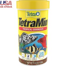 Tropical Fish Food Slow-Sinking Granules Nutritious Clear-Water Formula New