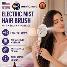 Electric Steam Hair Brush Spray Comb Anti Sta...