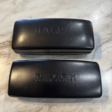 Two Ralph Lauren Glasses Cases Black Cases Only Sunglasses Or Eyeglasses