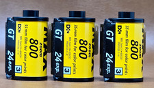 Kodak MAX 800 Film ISO 800 3 Rolls/24 Exp. Color Print Film 35 MM