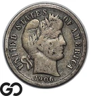 1906 -O Barber Dime