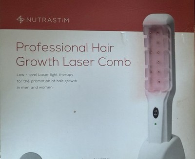 Laser Hair Growth Comb New Sealed Nutrastim Hair Loss Treatment Free Delivery