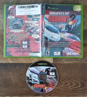 Burnout 2: Point of Impact - Developer's Cut (Microsoft Xbox, 2003) No Manual