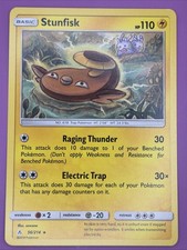 Stunfisk 56/214 Unbroken Bonds Regular Finish Pokemon Card (Goomy Cameo)