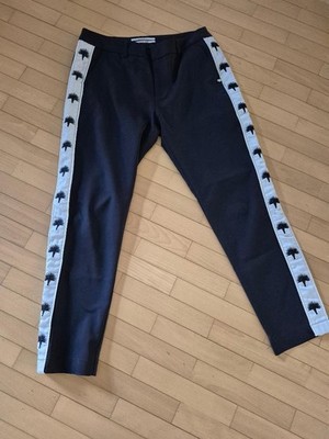 Scotch & Soda Stoffhose, schwarz mit weißem Seitenstreifen, schick/edel, Gr. S