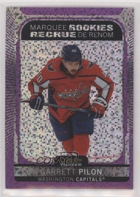 2021 O-Pee-Chee Platinum Violet Pixels 18/299 Garrett Pilon #250 Rookie RC 1q4q