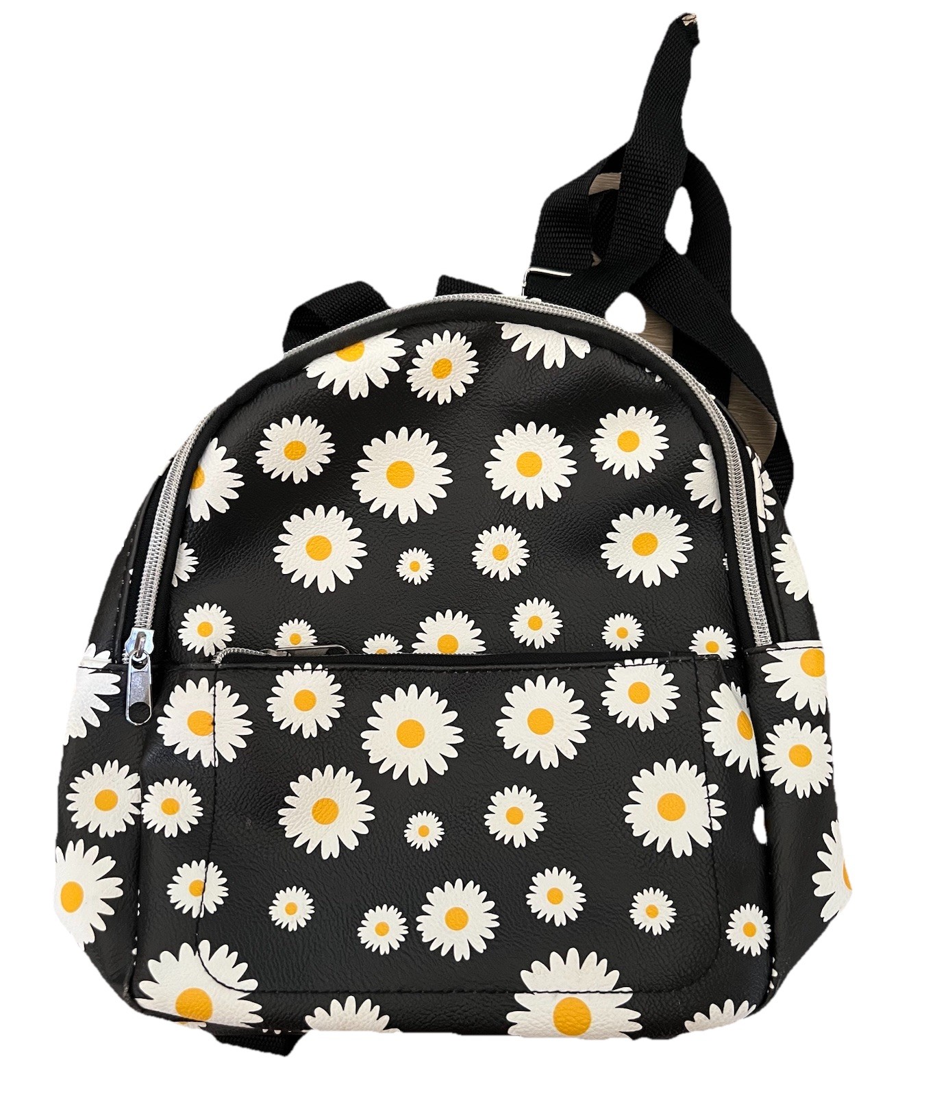Small Daisy Flower Patterned Backpack - image 1