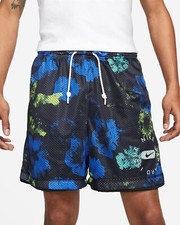 Nike Standard Issue Basketball Reversible Shorts Black/Atomic Green/White 2XL