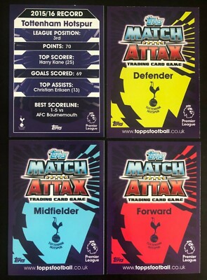 Match Attax TCG Choose One 2016/2017 Tottenham Hotspur Karte aus Liste