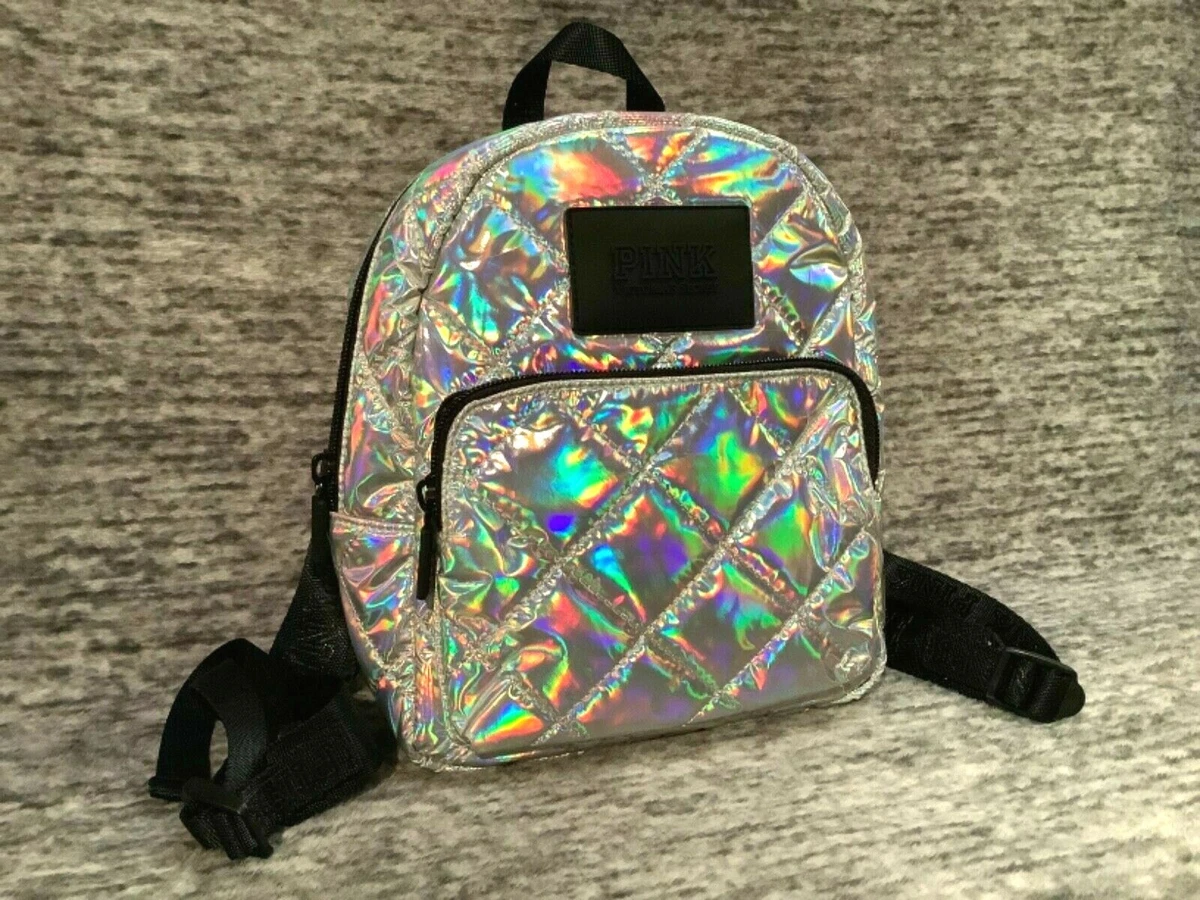 Vans mini best sale backpack holographic