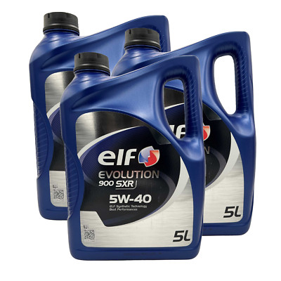 15L Elf Evolution 900 SXR 5W-40 3 x 5 Liter Motoröl RN0700 RN0710 VW 502 505 MB