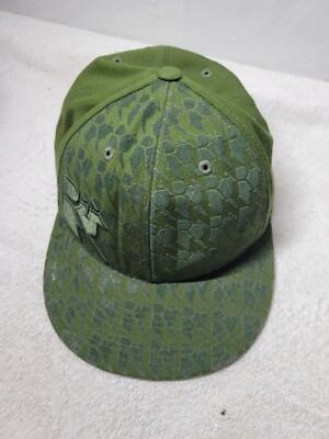 Rocawear Baseball Cap Green Embroidered Logo Size 3/4
