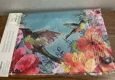 Evergreen Magnetic Mailbox Cover Hummingbirds & Flowers. NEW