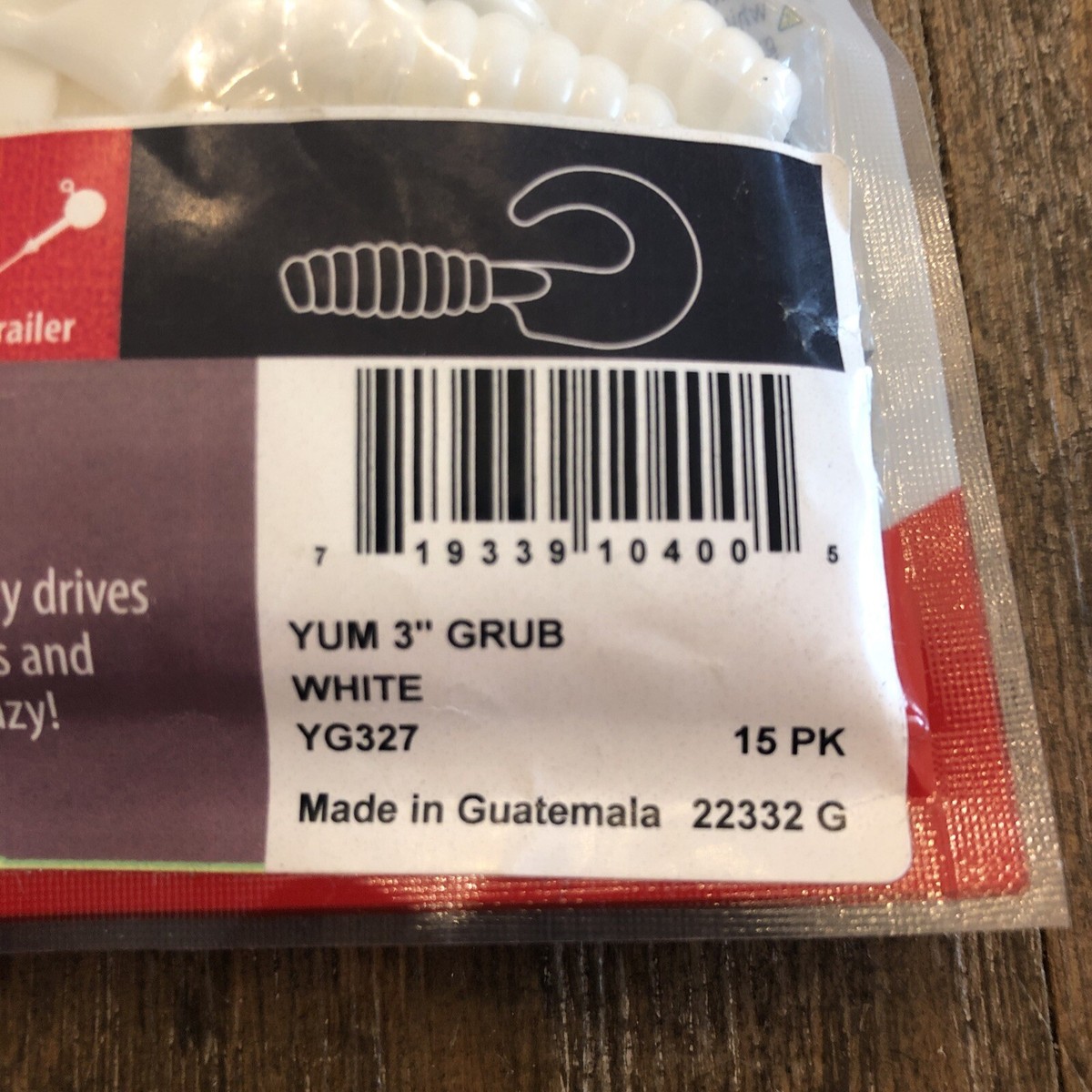 Yum Fishing Lure YG327 Gonzo Grub 3