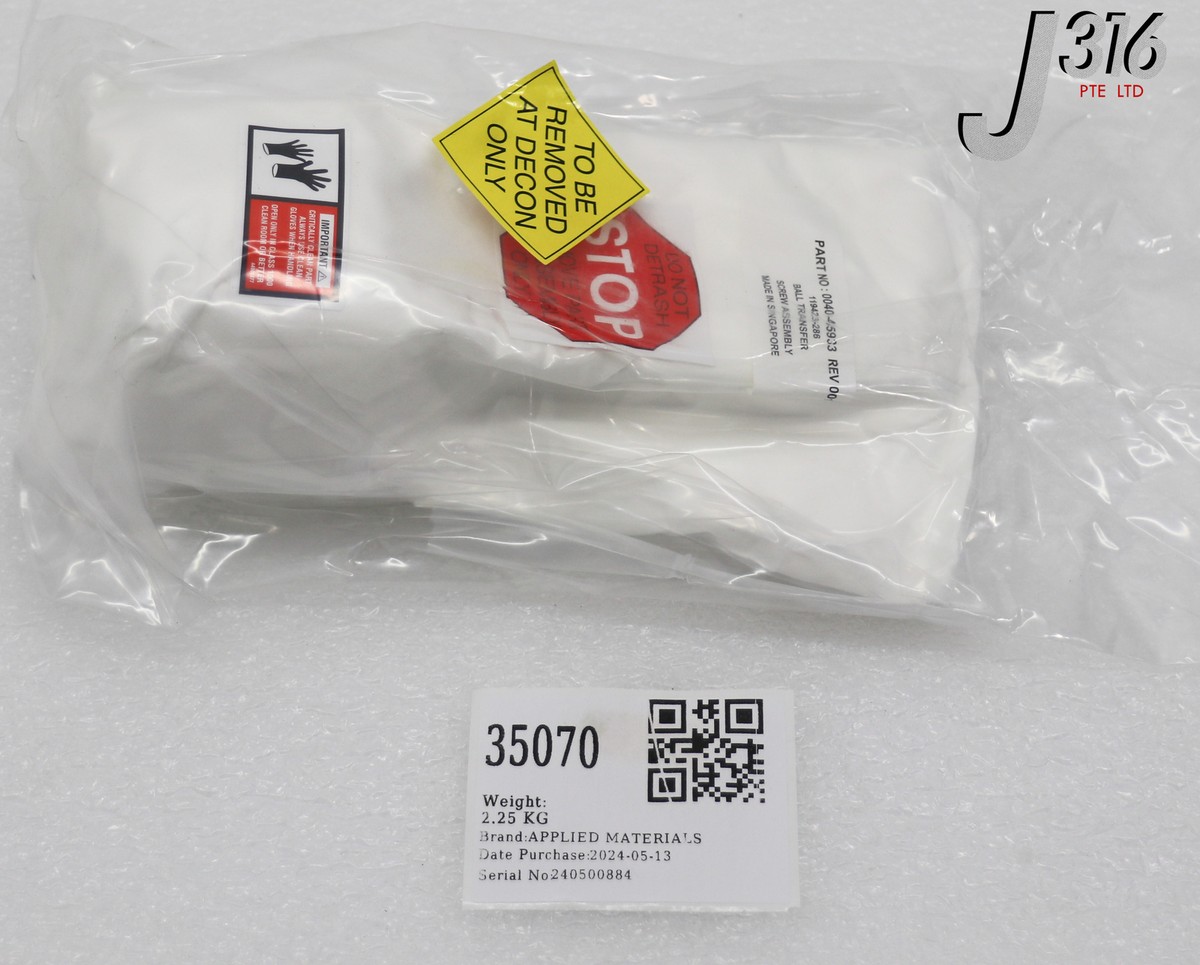 35070 APPLIED MATERIALS BALL TRANSFER SCREW ASSY (NEW) 0040-45933
