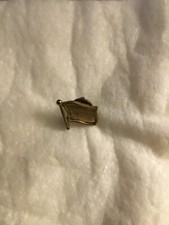 Vintage Flag Lapel Pin USA Gold tone MADE IN USA