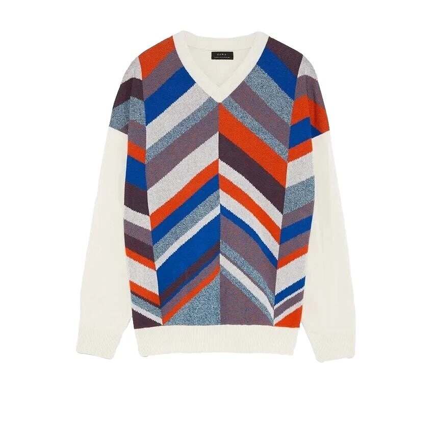 Zara Multicolor Sweaters for Men