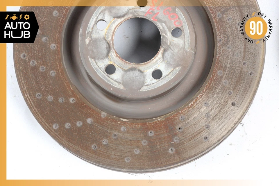 Rotores de freno delanteros Mercedes R230 SL600 SL65 CLS55 AMG CL550 2304210712 OEM Foto 3 de 4