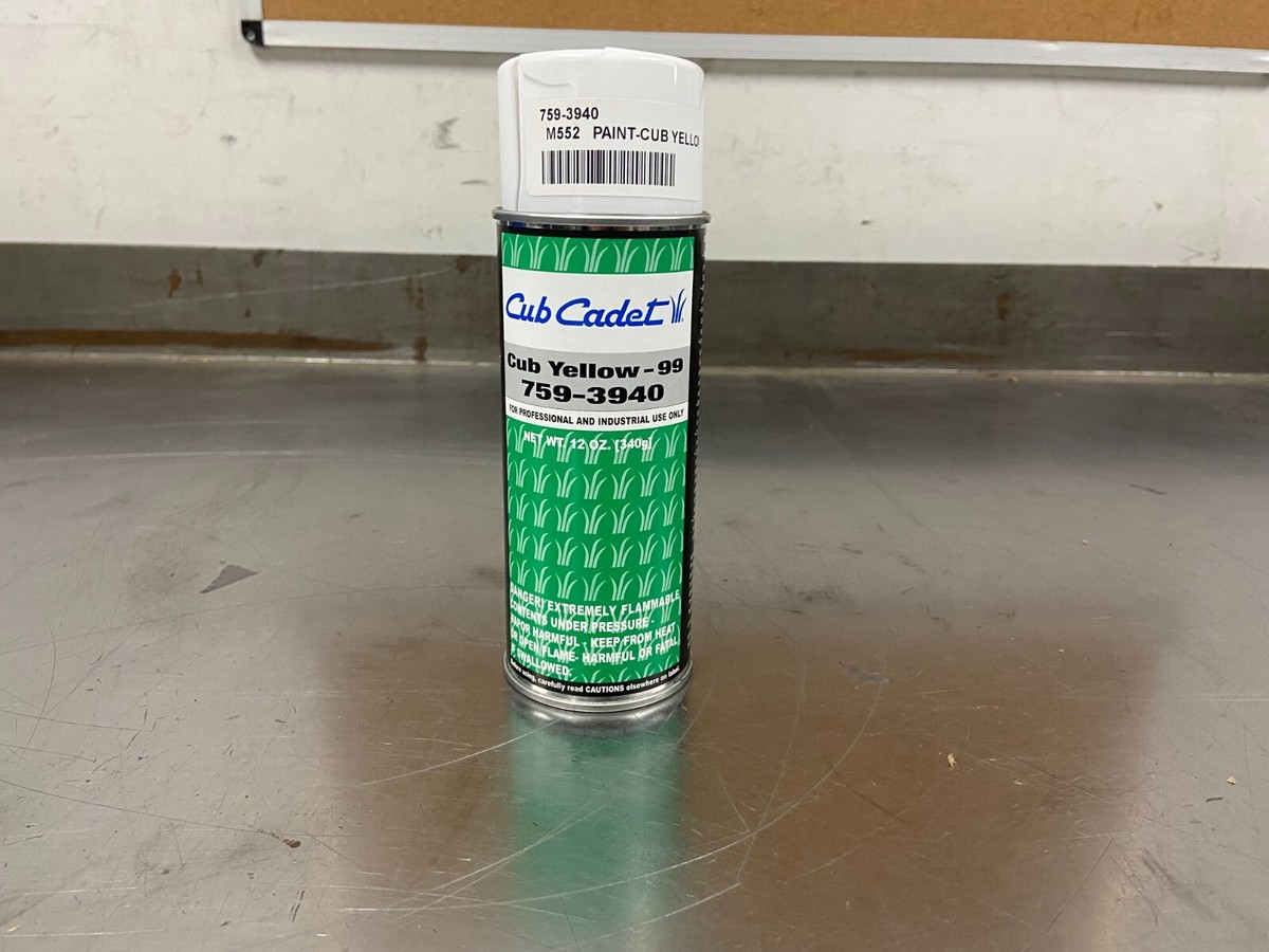 New OEM Cub Cadet Yellow 99 (12oz) Spray Paint 759-3940 | eBay