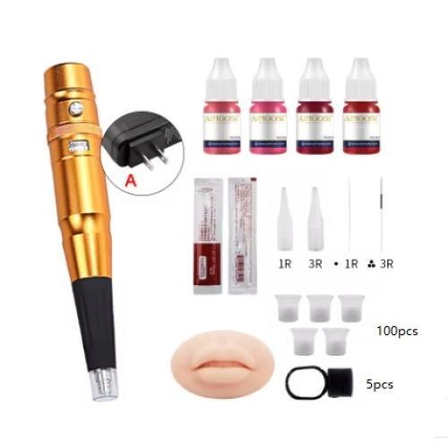 Tattoo Machine Kit for Permanent Makeup, Eyebrow, Lip, and Universal Body Art. - Picture 26 of 30