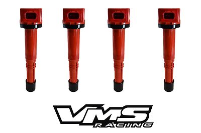 VMS RACING HIGH OUTPUT ENERGY RED IGNITION COIL FITS HONDA ACCORD CIVIC Si UF602