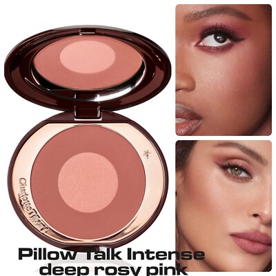 CHARLOTTE TILBURY Cheek to Chic Swish & Pop Blush Duo PILLOW TALK INTENSE $42