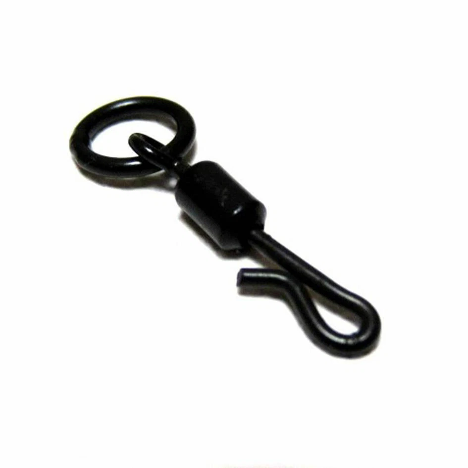 10 x SIZE 11 Quick change ring swivels Ronnie chod carp fishing rigs UK seller - Image 3 of 4