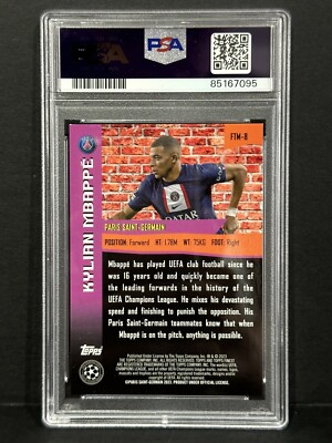 2022-23 Topps KYLIAN MBAPPE インサートTHE MAN KYLIAN MBAPPE 2022-23 Topps UEFA Superstars Final Boss