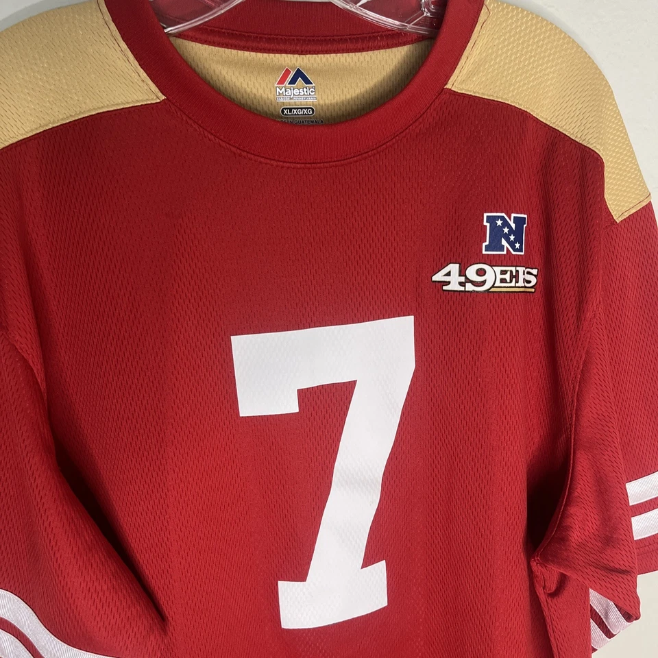 Camiseta de los San Francisco 49ers Majestic NFL #7 Colin Kaepernick para hombre talla XL Foto 4 de 4