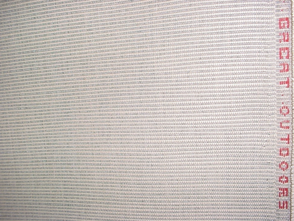 1-7/8Y Holly Hunt  127 Boardwalk Beige Blue Pinstripe Outdoor Upholstery Fabric - Image 3 of 4