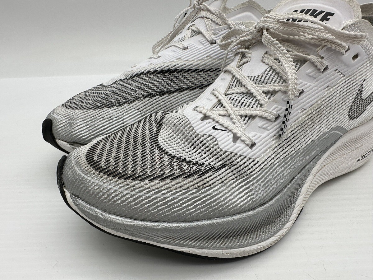 Nike Zoomx Vaporfly Next% Womens Running Shoes White/Silver