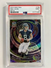 Will Levis /25 2023 Panini Spectra Meta PSA 9 RC Titans SSP
