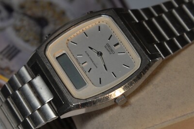 Vintage SEIKO H448-5009 Alarm Chronograph Men's Watch --4 Repair