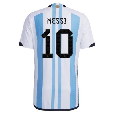 Jersey Argentina Messi World Cup 2022