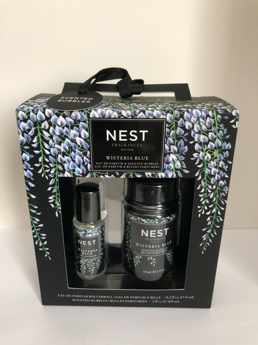 NEST FRAGRANCES WISTERIA BLUE Eau de Parfum Scented Bubbles-NIB