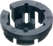 Arlington NM94 25 Black Push In NM Cable Connectors 3 8 Inch Knockouts