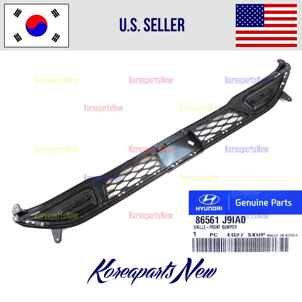 Grille Front Bumper LOWER 86561J9IA0 ⭐GENUINE⭐ Hyundai