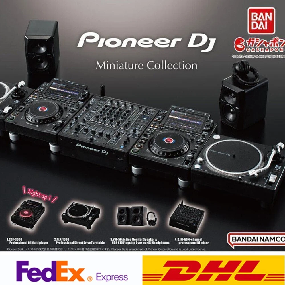 Pioneer DJ Miniature Collection CDJ-3000 DJM-A9 Complete Set of 4 