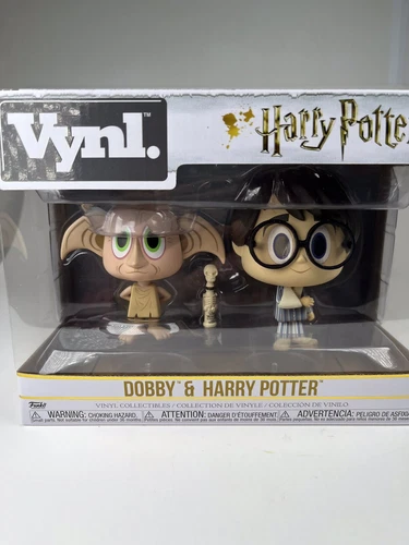 Funko Harry Potter Themed Dobby & Harry Potter Set Vynl Collectibles W/ Skeleton