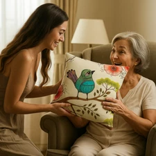 Relaxing Massage Pillow, Pressure Activated Massager Pillow, Battery Powered