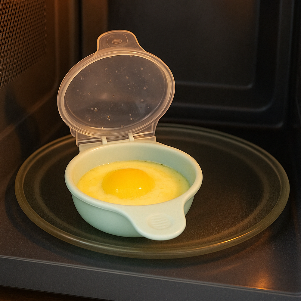 Microwave Egg Cooker BPA-Free for Omelets Sandwiches Fast Free Shipping