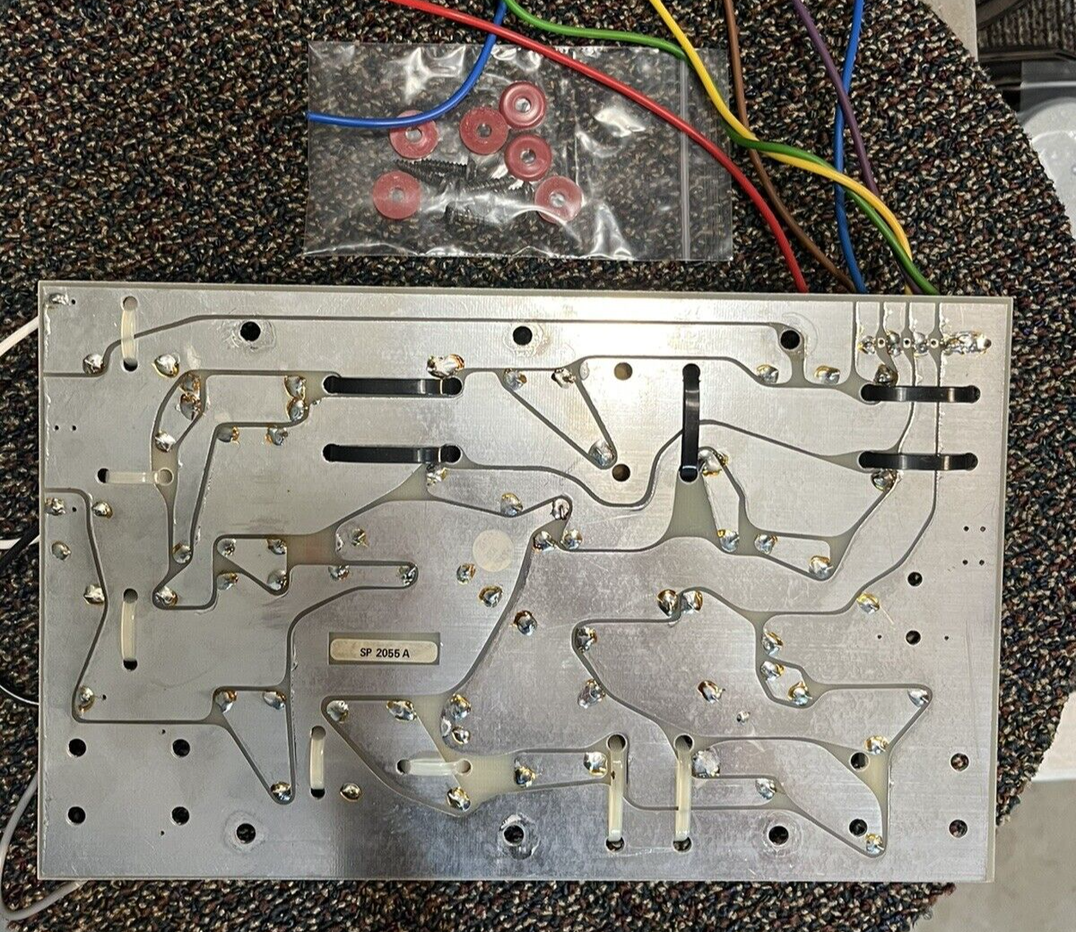 1) KEF C80 SERIES 3-WAY CROSSOVER BOARD #SP2055A. PARTING OUT