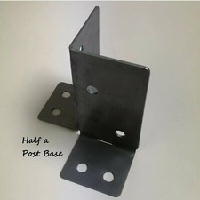 (4) PostHugger™ Half Brackets For 4 x 4 Posts - Heavy Duty Pergola - USA Made